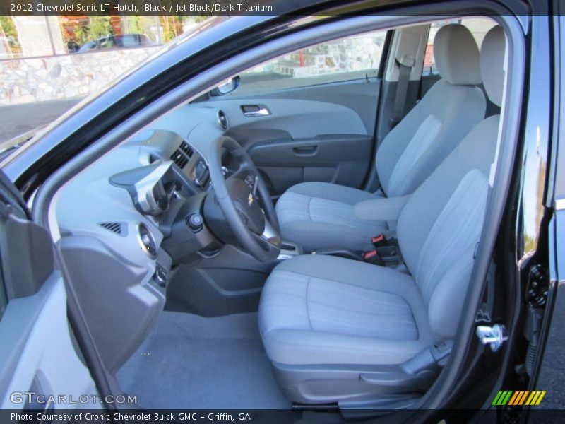  2012 Sonic LT Hatch Jet Black/Dark Titanium Interior