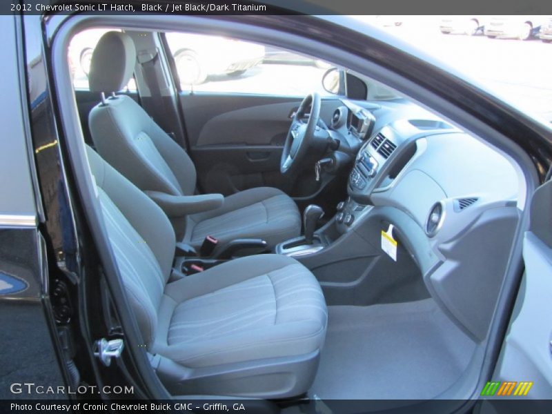 Black / Jet Black/Dark Titanium 2012 Chevrolet Sonic LT Hatch