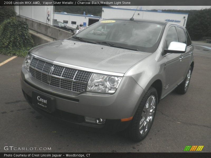 Vapor Silver Metallic / Charcoal Black/Medium Light Stone 2008 Lincoln MKX AWD