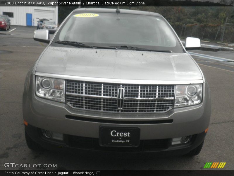 Vapor Silver Metallic / Charcoal Black/Medium Light Stone 2008 Lincoln MKX AWD