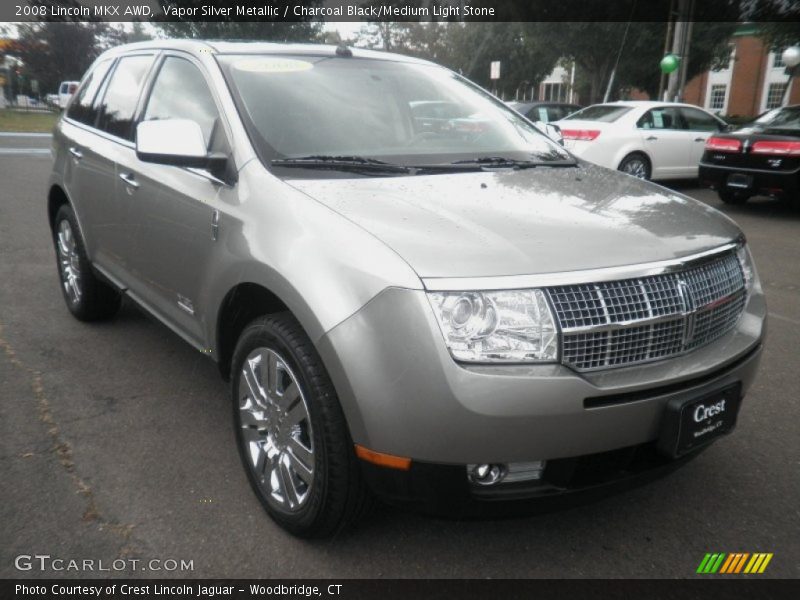 Vapor Silver Metallic / Charcoal Black/Medium Light Stone 2008 Lincoln MKX AWD