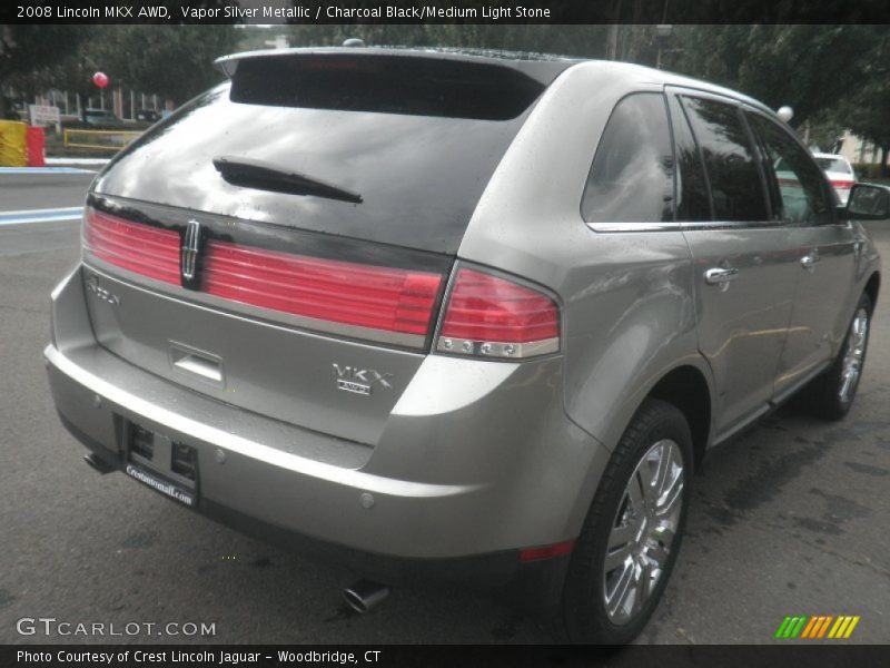 Vapor Silver Metallic / Charcoal Black/Medium Light Stone 2008 Lincoln MKX AWD