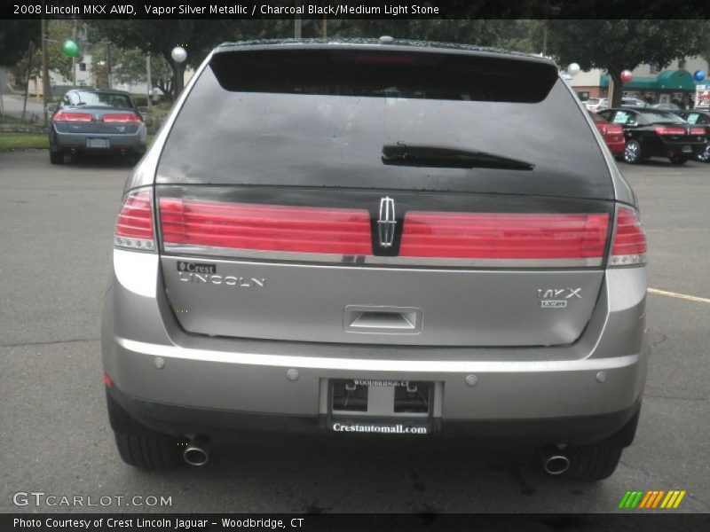 Vapor Silver Metallic / Charcoal Black/Medium Light Stone 2008 Lincoln MKX AWD
