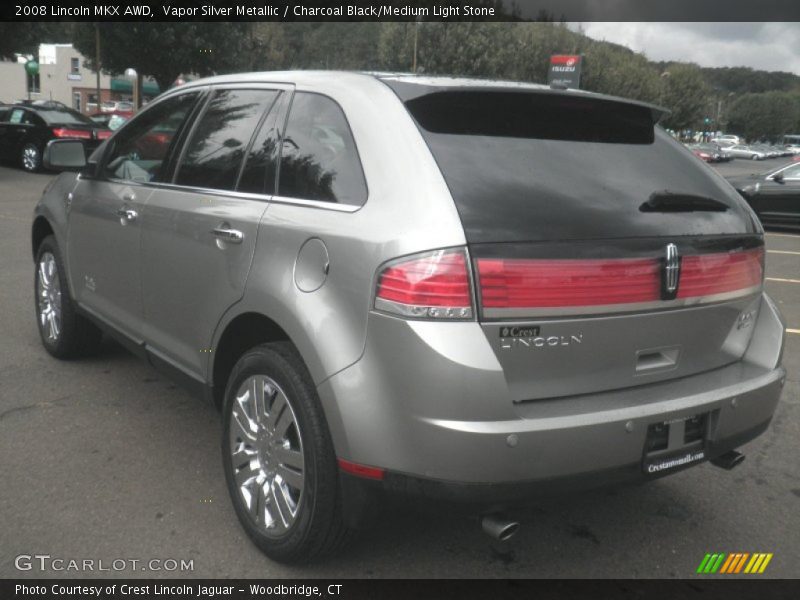 Vapor Silver Metallic / Charcoal Black/Medium Light Stone 2008 Lincoln MKX AWD