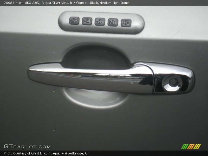 Vapor Silver Metallic / Charcoal Black/Medium Light Stone 2008 Lincoln MKX AWD