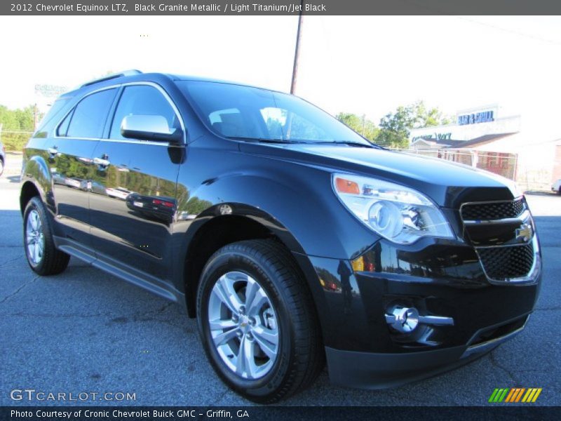 Black Granite Metallic / Light Titanium/Jet Black 2012 Chevrolet Equinox LTZ