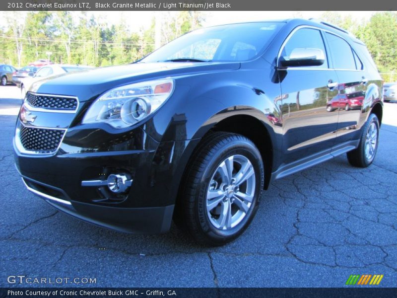 Black Granite Metallic / Light Titanium/Jet Black 2012 Chevrolet Equinox LTZ