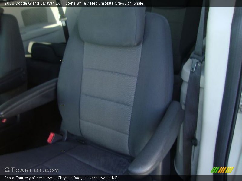 Stone White / Medium Slate Gray/Light Shale 2008 Dodge Grand Caravan SXT