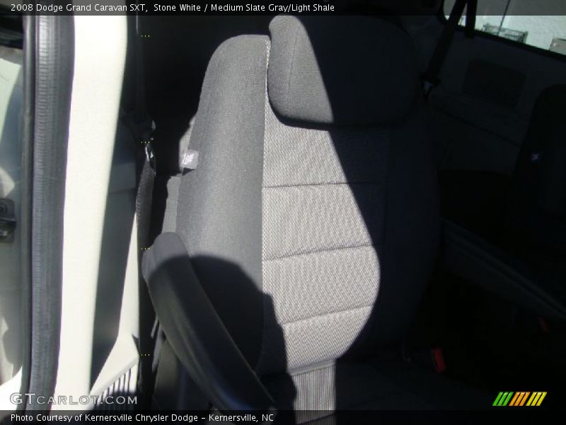 Stone White / Medium Slate Gray/Light Shale 2008 Dodge Grand Caravan SXT