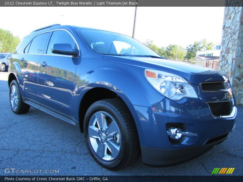 Twilight Blue Metallic / Light Titanium/Jet Black 2012 Chevrolet Equinox LT