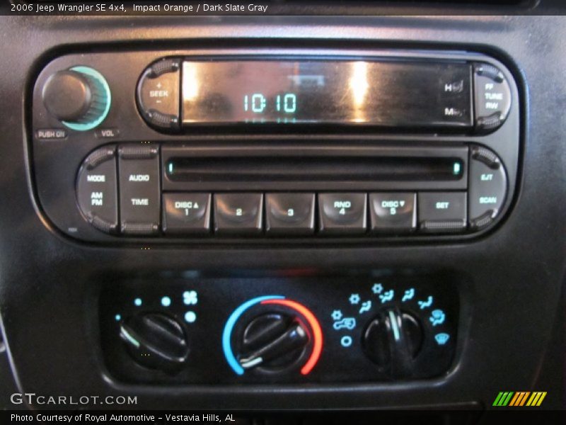 Audio System of 2006 Wrangler SE 4x4