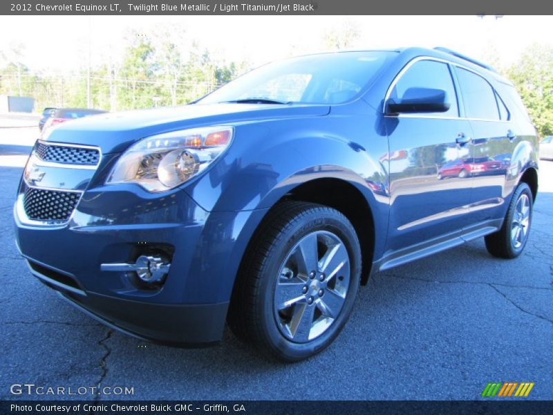 Twilight Blue Metallic / Light Titanium/Jet Black 2012 Chevrolet Equinox LT