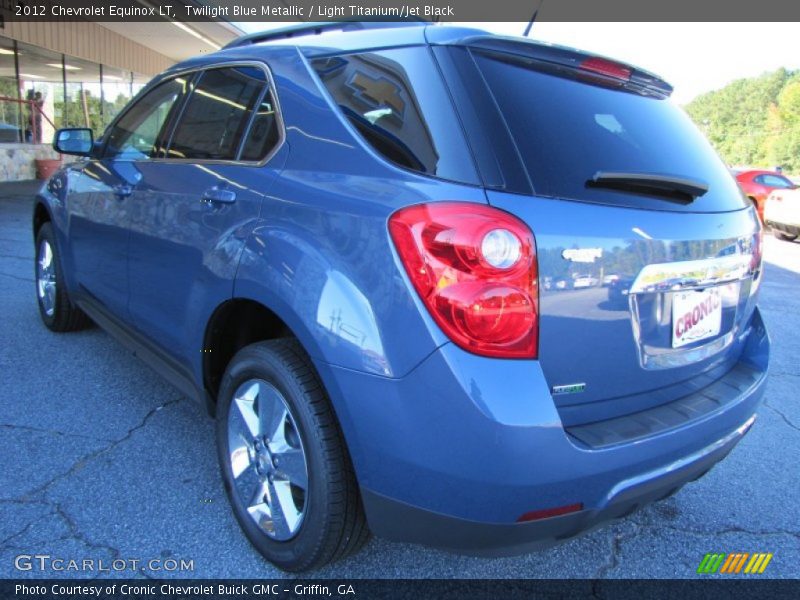 Twilight Blue Metallic / Light Titanium/Jet Black 2012 Chevrolet Equinox LT