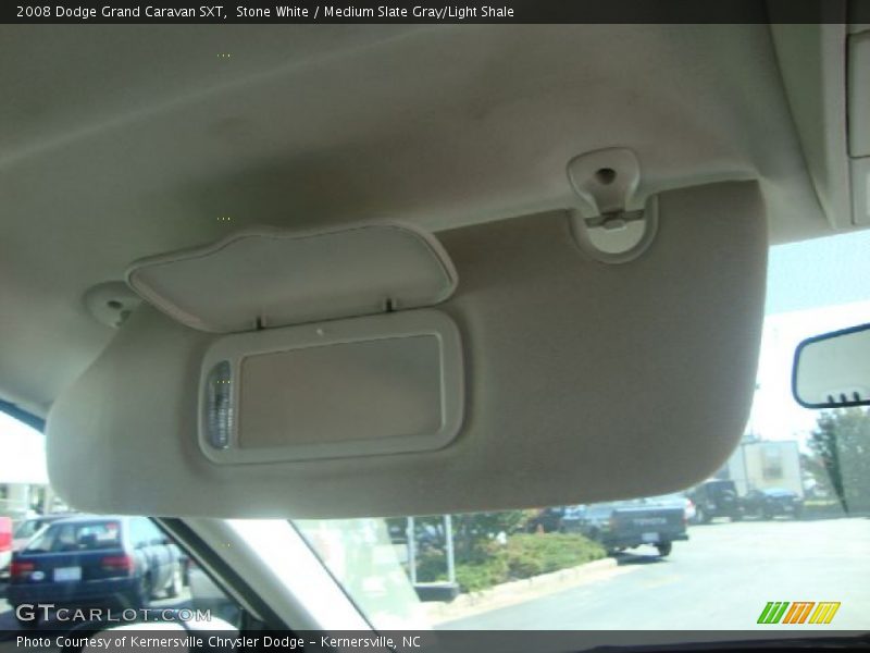 Stone White / Medium Slate Gray/Light Shale 2008 Dodge Grand Caravan SXT
