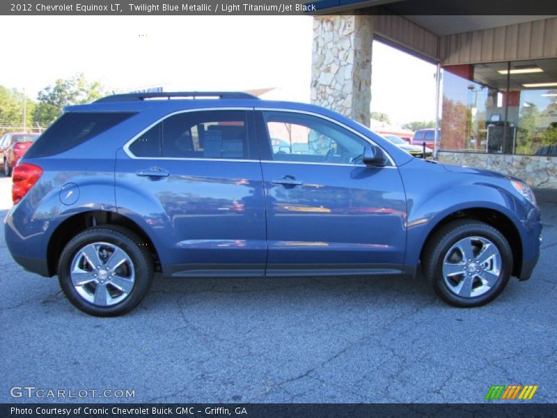 Twilight Blue Metallic / Light Titanium/Jet Black 2012 Chevrolet Equinox LT