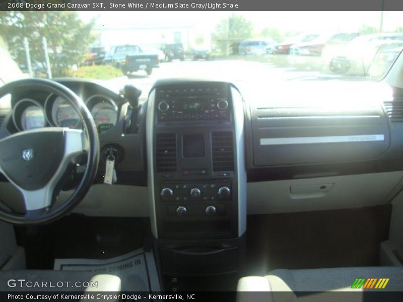 Stone White / Medium Slate Gray/Light Shale 2008 Dodge Grand Caravan SXT