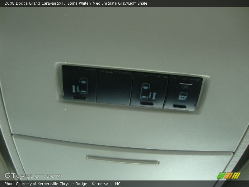 Stone White / Medium Slate Gray/Light Shale 2008 Dodge Grand Caravan SXT