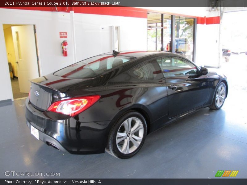 Bathurst Black / Black Cloth 2011 Hyundai Genesis Coupe 2.0T