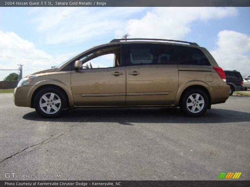 Sahara Gold Metallic / Beige 2004 Nissan Quest 3.5 SL