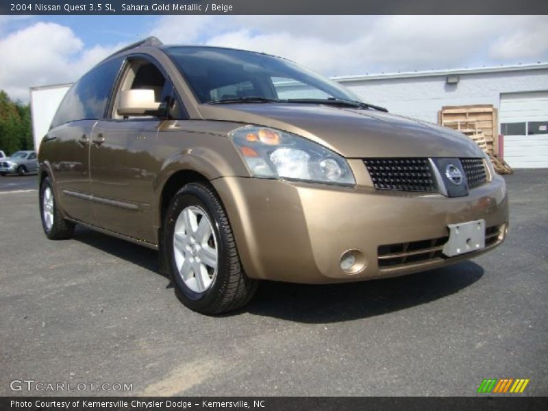 Sahara Gold Metallic / Beige 2004 Nissan Quest 3.5 SL