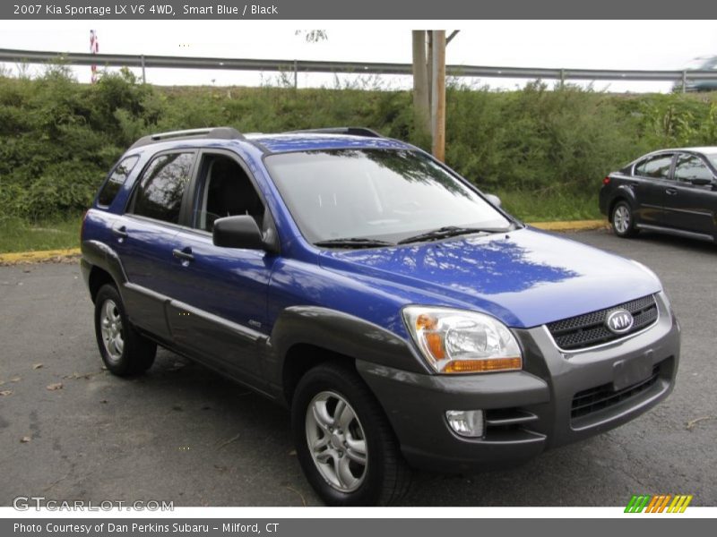Smart Blue / Black 2007 Kia Sportage LX V6 4WD