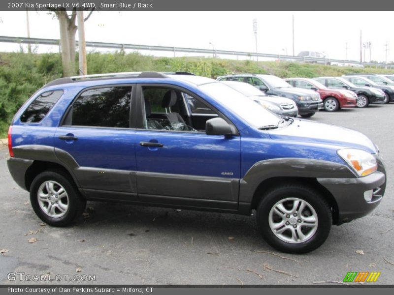 Smart Blue / Black 2007 Kia Sportage LX V6 4WD