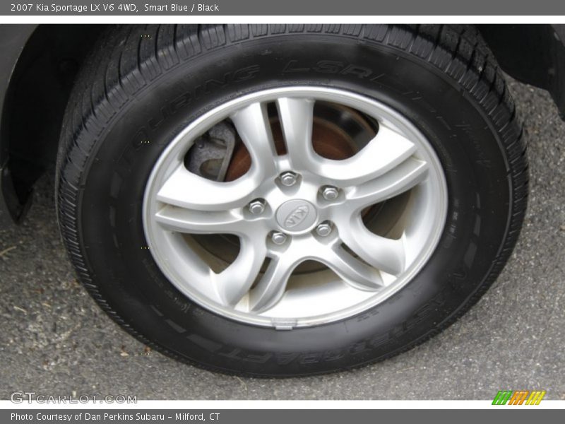 Smart Blue / Black 2007 Kia Sportage LX V6 4WD