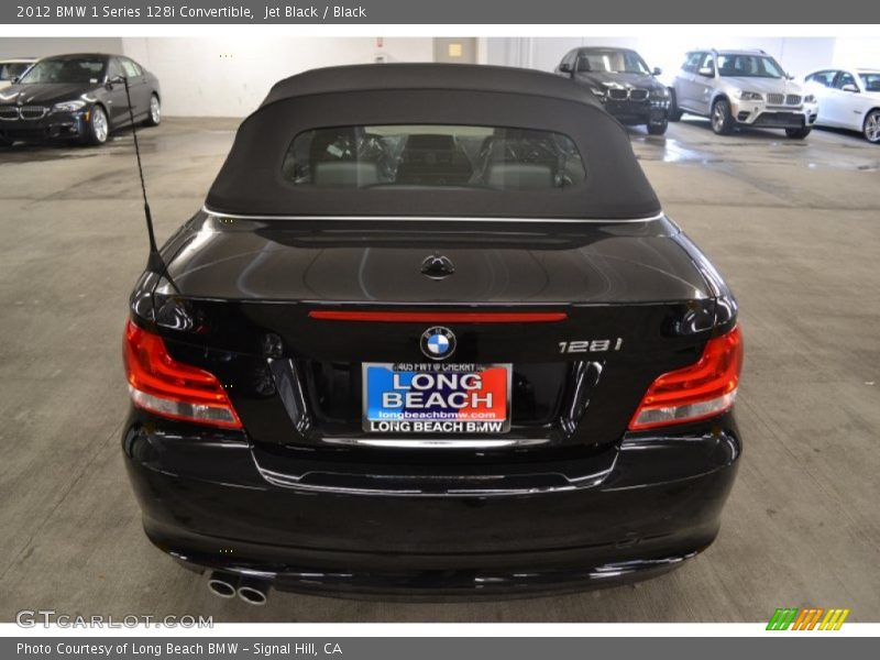 Jet Black / Black 2012 BMW 1 Series 128i Convertible