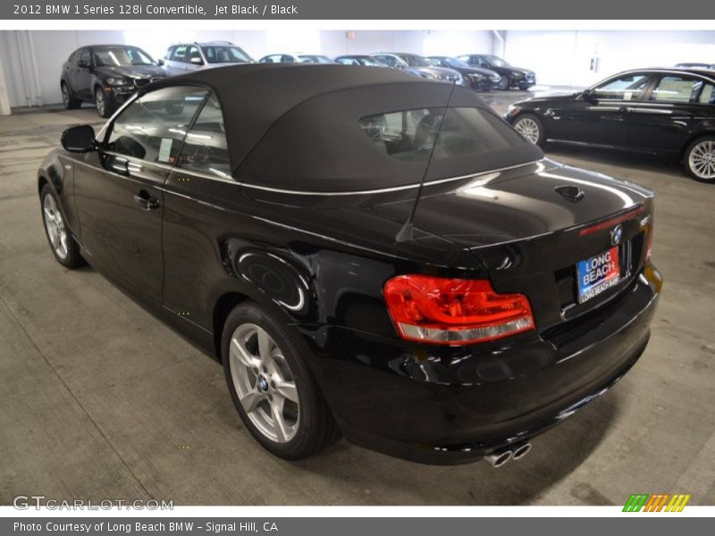 Jet Black / Black 2012 BMW 1 Series 128i Convertible