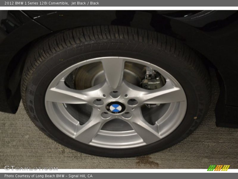 Jet Black / Black 2012 BMW 1 Series 128i Convertible