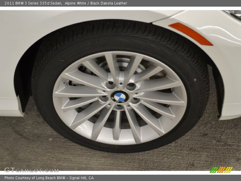 Alpine White / Black Dakota Leather 2011 BMW 3 Series 335d Sedan