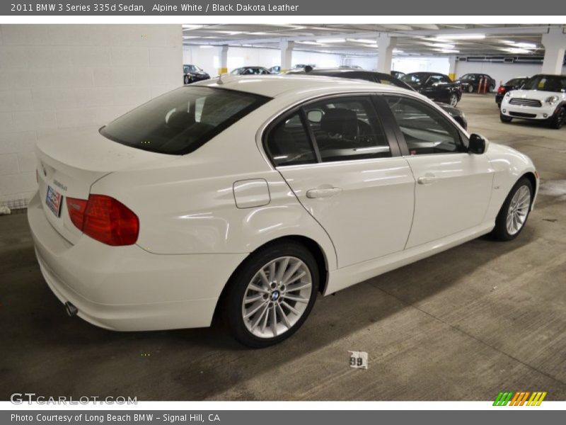 Alpine White / Black Dakota Leather 2011 BMW 3 Series 335d Sedan