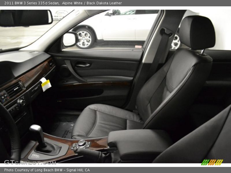 Alpine White / Black Dakota Leather 2011 BMW 3 Series 335d Sedan