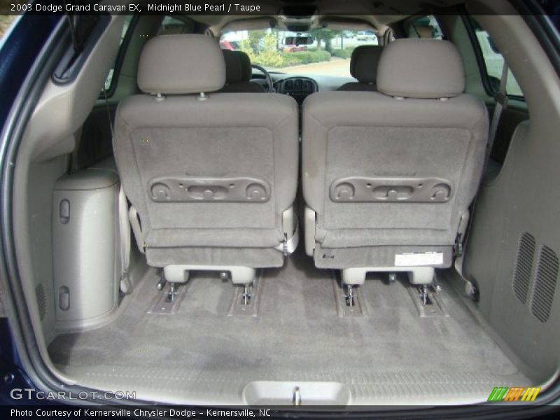 Midnight Blue Pearl / Taupe 2003 Dodge Grand Caravan EX