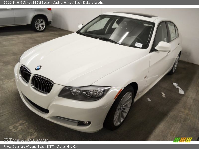 Alpine White / Black Dakota Leather 2011 BMW 3 Series 335d Sedan