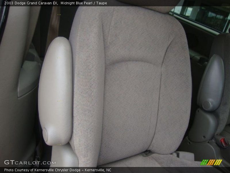 Midnight Blue Pearl / Taupe 2003 Dodge Grand Caravan EX