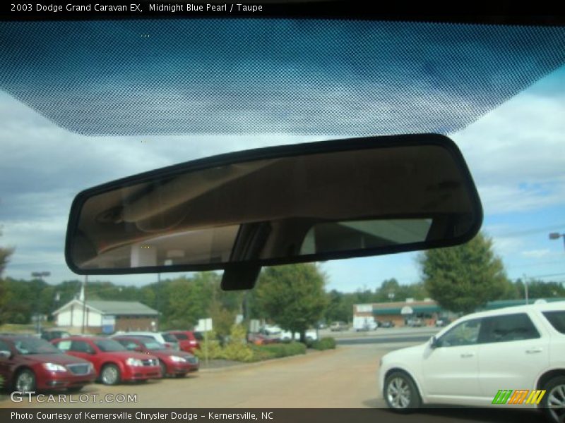 Midnight Blue Pearl / Taupe 2003 Dodge Grand Caravan EX