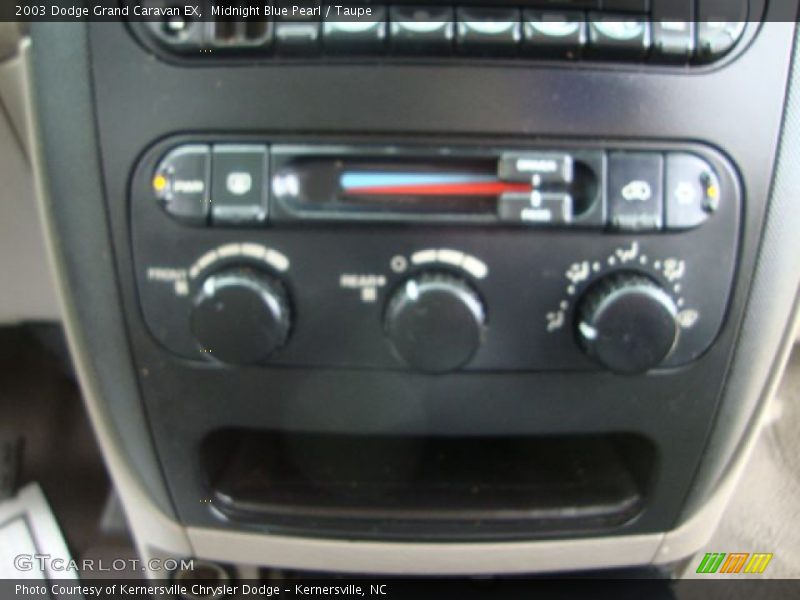 Midnight Blue Pearl / Taupe 2003 Dodge Grand Caravan EX