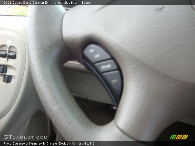 Midnight Blue Pearl / Taupe 2003 Dodge Grand Caravan EX
