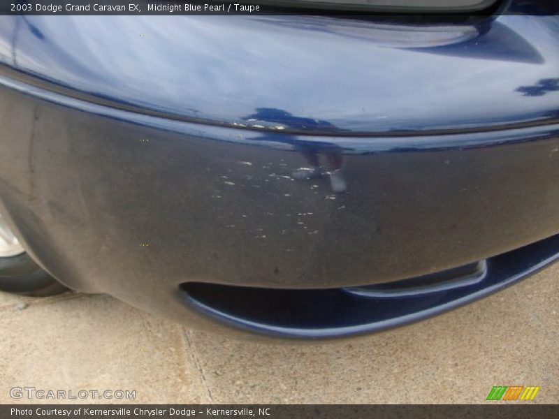Midnight Blue Pearl / Taupe 2003 Dodge Grand Caravan EX
