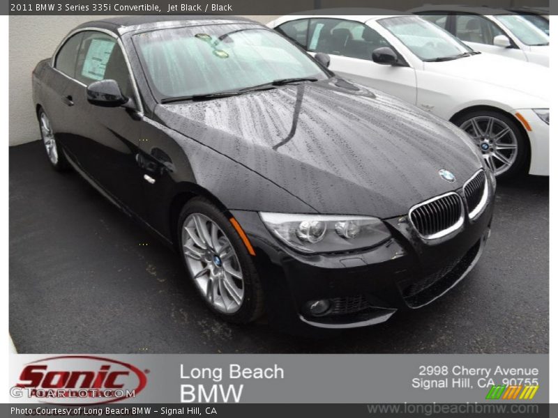 Jet Black / Black 2011 BMW 3 Series 335i Convertible