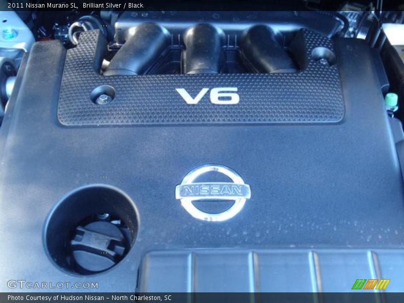Brilliant Silver / Black 2011 Nissan Murano SL