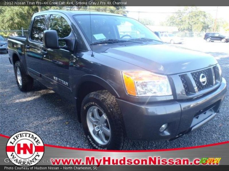 Smoke Gray / Pro 4X Charcoal 2012 Nissan Titan Pro-4X Crew Cab 4x4