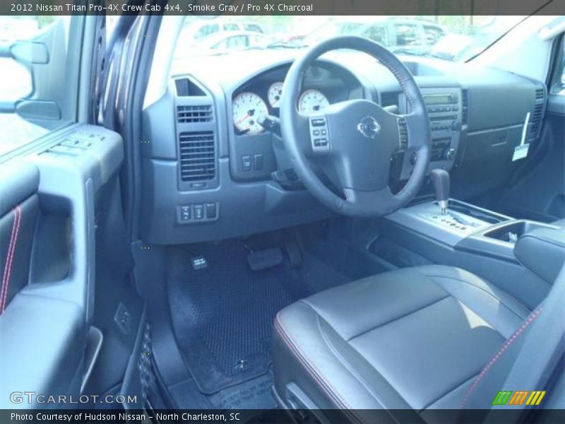  2012 Titan Pro-4X Crew Cab 4x4 Pro 4X Charcoal Interior