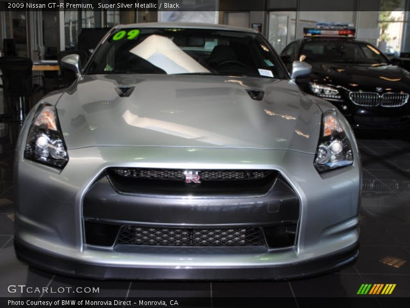 Super Silver Metallic / Black 2009 Nissan GT-R Premium