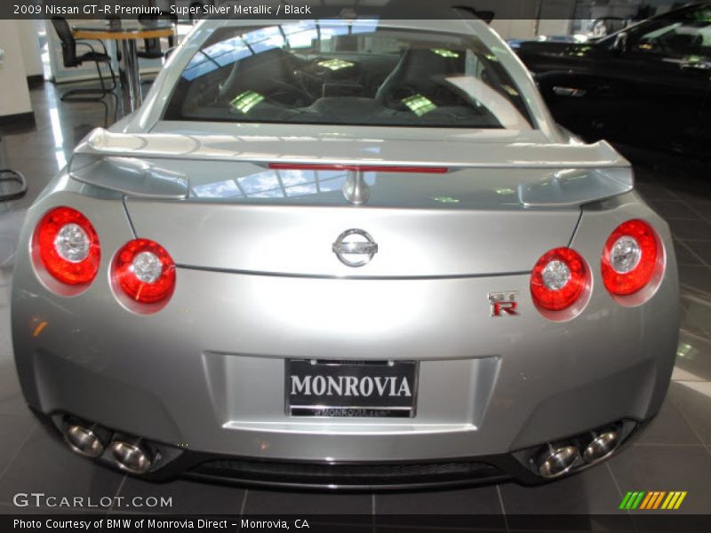 Super Silver Metallic / Black 2009 Nissan GT-R Premium