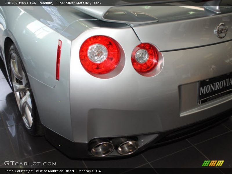 Super Silver Metallic / Black 2009 Nissan GT-R Premium