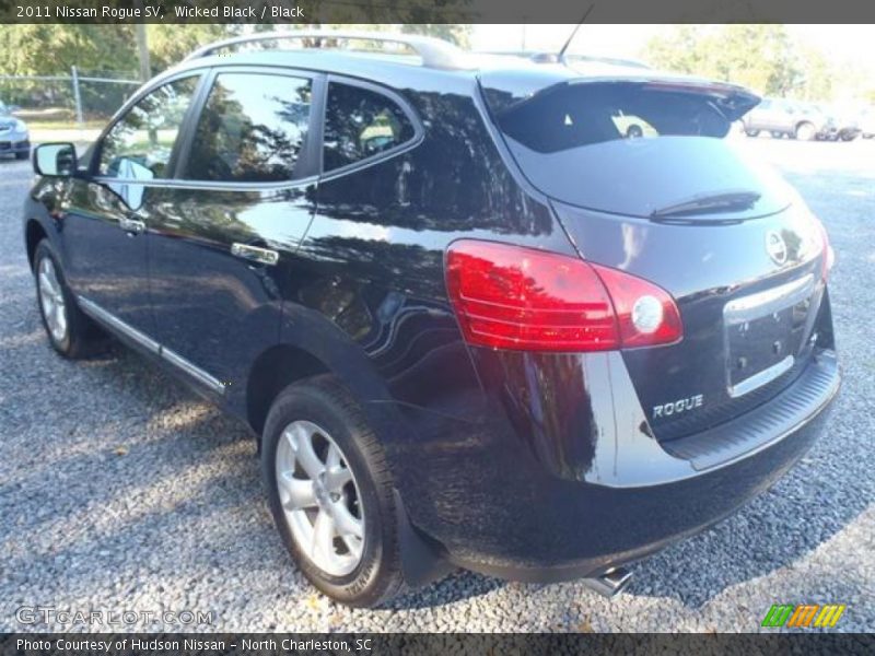 Wicked Black / Black 2011 Nissan Rogue SV