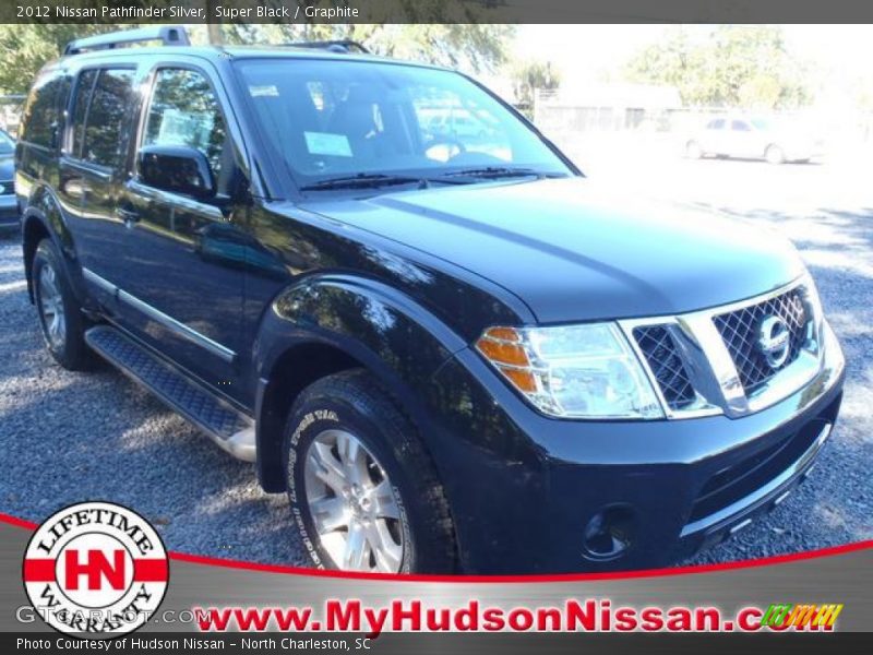 Super Black / Graphite 2012 Nissan Pathfinder Silver