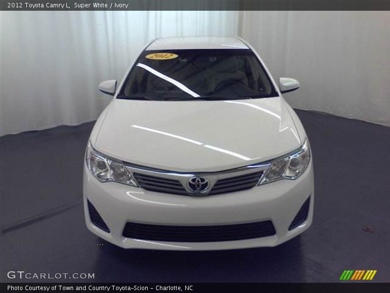 Super White / Ivory 2012 Toyota Camry L